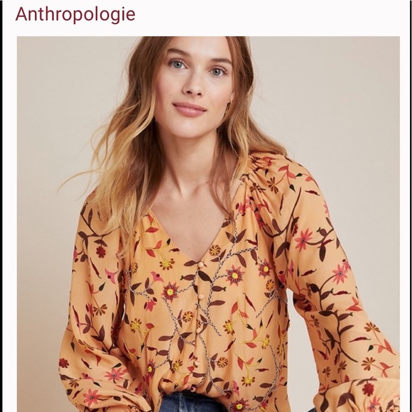 NWT Anthropologie Beatrice Top XS